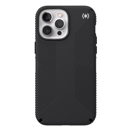 Speck Presidio2 Grip - Coque antidérapante pour iPhone 13 Pro Max / iPhone 12 Pro Max (Noir)