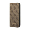 Guess 4G Metal Camera Outline Booktype Case - iPhone 14 Case (brown)