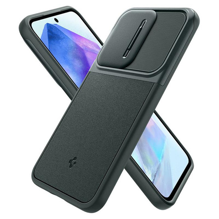 Spigen Optik Armor - tok Samsung Galaxy A55 5G (Abyss zöld)