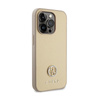 Guess 4G Strass Metal Logo - Coque iPhone 15 Pro (Or)