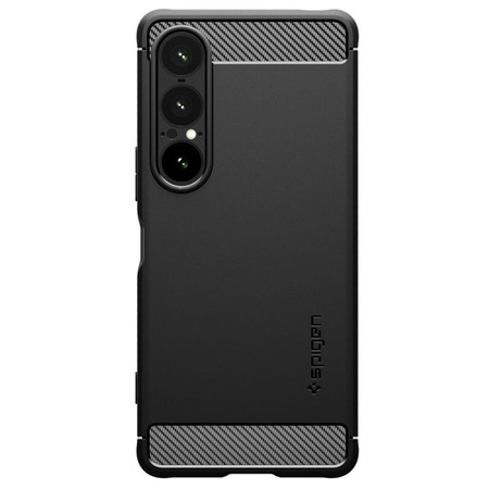 Spigen Rugged Armor - tok Sony Xperia 1 VII (matt fekete)