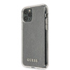 Guess Glitter Case - Coque pour iPhone 11 Pro (Argent)