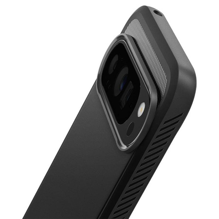 Spigen Rugged Armor - Gehäuse für Google Pixel 9 Pro XL (Mattschwarz)