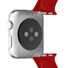 PURO ICON - Elastic Sports Strap for Apple Watch 42/44/45 mm (S/M & M/L) (red)