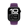 Crong Liquid - Řemínek pro Apple Watch 38/40/41/42 mm (švestka)
