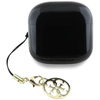 Guess Glossy Effect Printed Classic Logo & Charm – TWS Bluetooth sluchátka + nabíjecí pouzdro (černá)