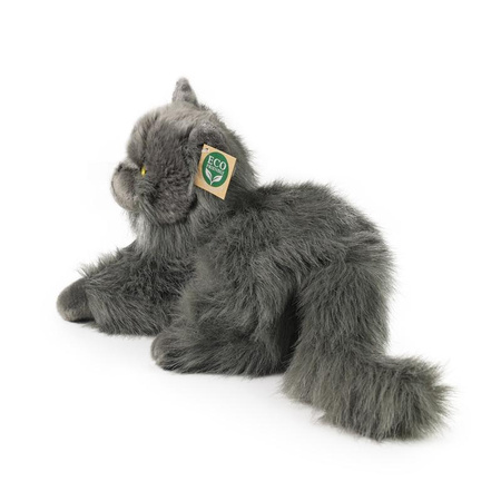 PLUS MASCOTA GRAY PERSIAN CAT 30 CM, Realistic Cat, Soft, ECO
