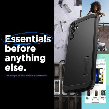 Spigen Tough Armor - Etui pour Samsung Galaxy A14 5G (Noir)