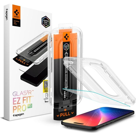 SZKŁO HARTOWANE DO IPHONE AIR SPIGEN Z RAMKĄ SZYBKA OCHRONNA NA EKRAN 9H