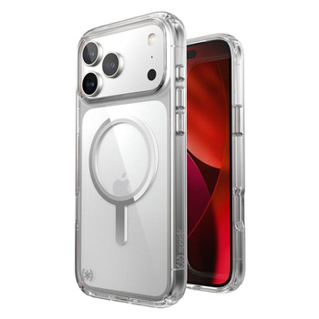 Speck Presidio Perfect Clear MagSafe - iPhone 17 Pro Max Tasche (Klar / Silber)