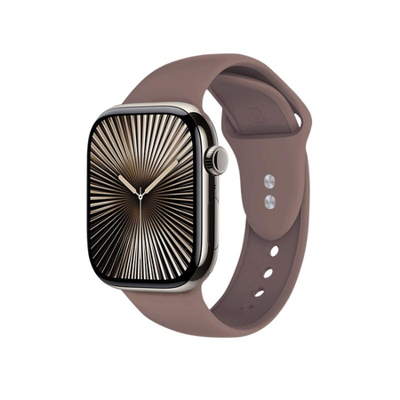 Crong Liquid - Bracelet pour Apple Watch 38/40/41/42 mm (brun)