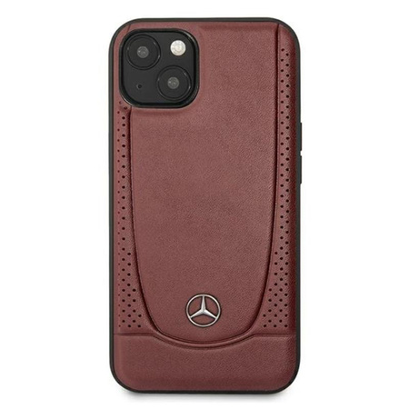 Mercedes Leder Urban - Tasche iPhone 13 mini (Rot)