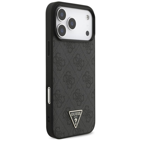 Guess 4G Strap Triangle Logo MagSafe - Case for iPhone 17 Pro Max (black)
