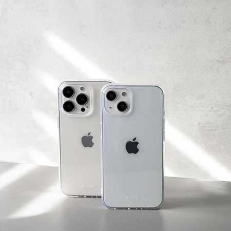 Crong Crystal Slim Cover - Coque pour iPhone 13 Pro Max (Transparent)