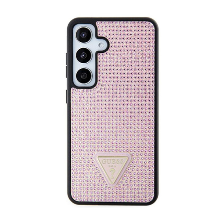 Guess Rhinestone Triangle - Etui Samsung Galaxy S24 (rose)