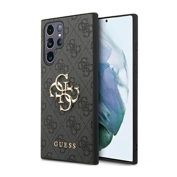 Guess 4G Big Metal Logo - Samsung Galaxy S23 Ultra tok (szürke)