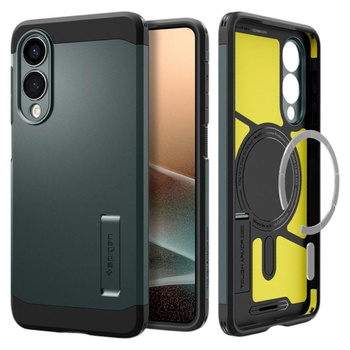 Spigen Tough Armor MagSafe - tok Samsung Galaxy S25 Edge (Abyss zöld)