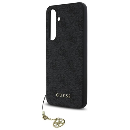 Kolekce Guess 4G Charms - pouzdro pro Samsung Galaxy S24 FE (šedé)