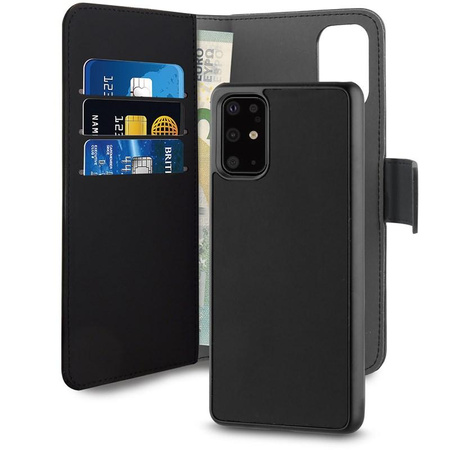 PURO Wallet Detachable - 2-in-1 Case for Samsung Galaxy S20+ (black)