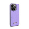 Guess Sequin Script Metal - Coque iPhone 15 Pro (violet)