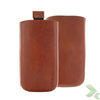 Valenta Pocket Classic - Leather slip case (brown)