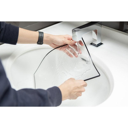 Moshi iVisor AG - Matte Bildschirmschutzfolie für MacBook Pro 16 (Schwarz/Klar Matt)