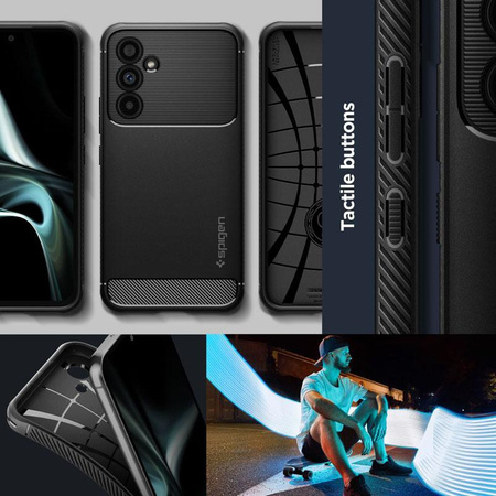 Spigen Rugged Armor - Gehäuse für Samsung Galaxy A54 5G (Schwarz)