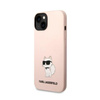 Karl Lagerfeld Silikonové pouzdro NFT Choupette - iPhone 14 (růžové)