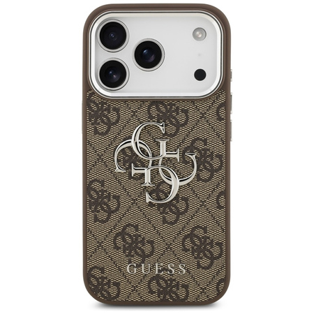 Etui do iPhone 17 Pro Guess Classic Oryginalne Brązowy Modny Pokrowiec Case