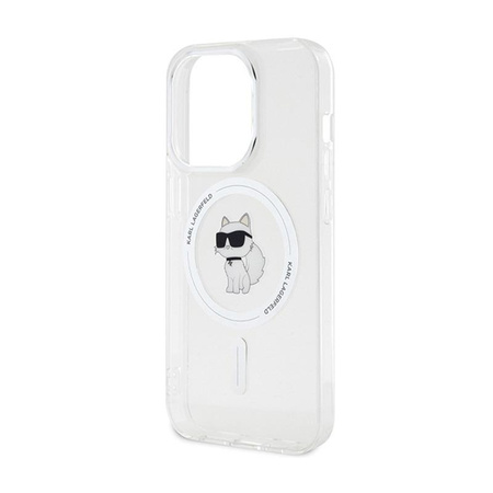 Karl Lagerfeld IML Choupette MagSafe - pouzdro pro iPhone 14 Pro Max (průhledné)