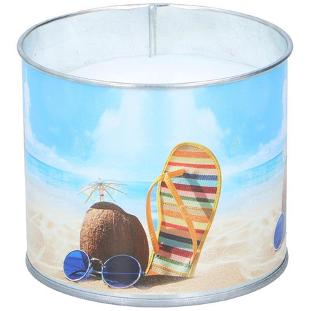 Arti Casa - Citronella anti-coma candle in a tin (pattern 6)