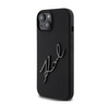 Karl Lagerfeld Silicone Karl Script - iPhone 15 Case (black)