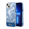 Guess Porcelain Collection - Coque iPhone 14 (bleu)