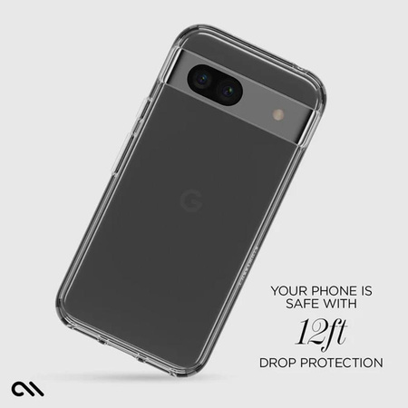 Case-Mate Signature Clear - Étui Google Pixel 8A (transparent)