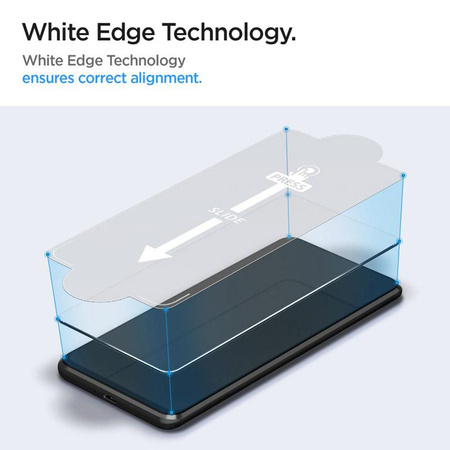Spigen Glas.TR Slim 2er-Pack - gehärtetes Glas für Samsung Galaxy A34 5G (2 Stück)
