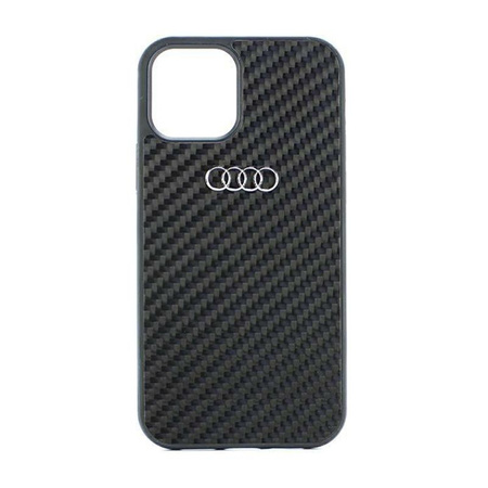 Audi Carbon Fiber - iPhone 11 tok (fekete)