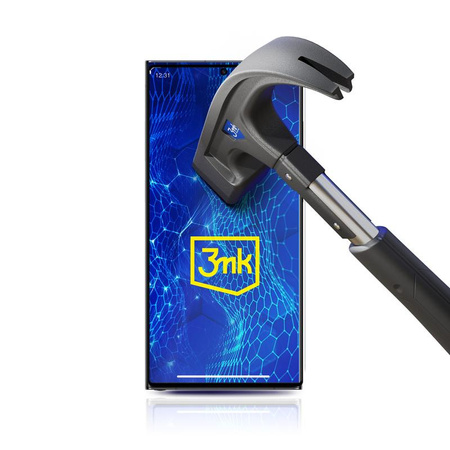 3mk HardGlass Max Lite - Tvrzené sklo pro Samsung Galaxy S23 Ultra (černé)