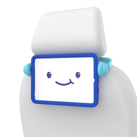 Speck Case-E Run - Étui pour iPad 10.2" 9 (2021) / 8 (2020) / 7 (2019) avec revêtement MICROBAN (Charge Blue / Brave Blue)