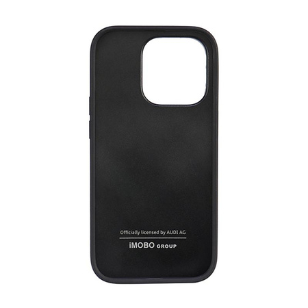 Audi Synthetic Leather - Coque pour iPhone 14 Pro (Noir)