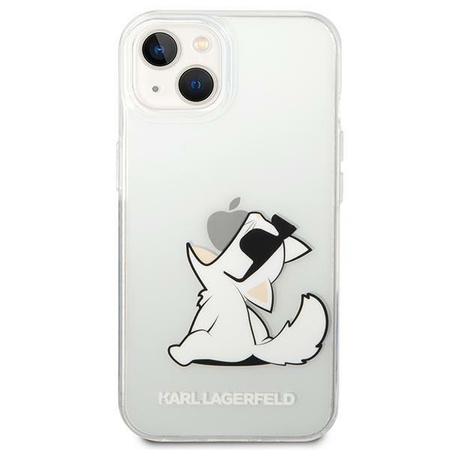 Karl Lagerfeld Choupette Fun-Sonnenbrille - iPhone 14 Plus Etui (Transparent)