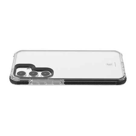 Cellularline Tetra Force Strong Guard - Étui pour Samsung Galaxy S24 avec revêtement MICROBAN (transparent)