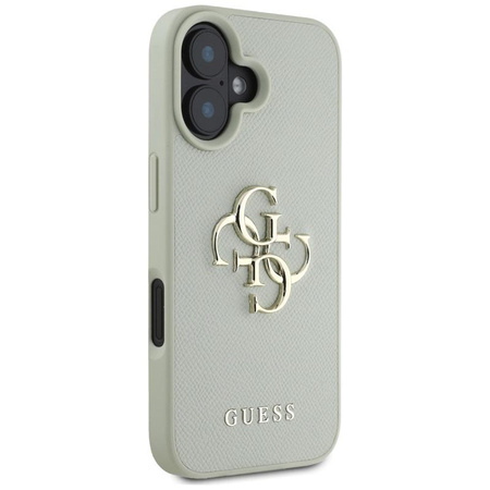 Guess Grained Big 4G Logo Small Classic Logo - Case for iPhone 16 (green)