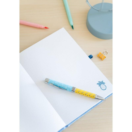 Disney Stitch - Plush A5 notebook + pen flashlight from the Tropical collection