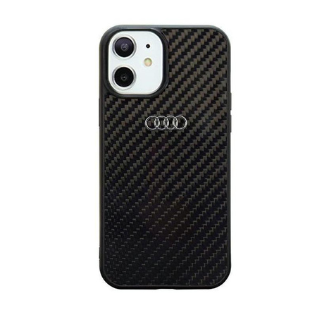 Audi Carbon Fiber - iPhone 11 tok (fekete)