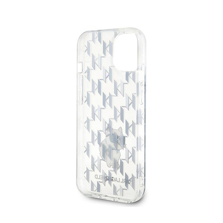 Karl Lagerfeld Monogram Choupette - iPhone 15 Case (transparent)