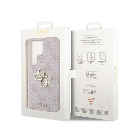 Guess 4G Big Metal Logo - Samsung Galaxy S23 Ultra Case (pink)