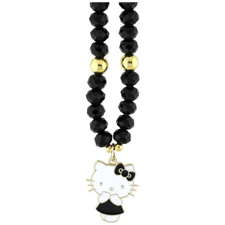 Hello Kitty Pearls and Beads Kitty Charm - Phone Charm (Black)