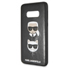 Karl Lagerfeld Embossed Case Karl & Choupette - Samsung Galaxy S10e Case (schwarz)
