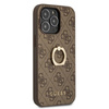 Guess 4G Ring Case - Etui iPhone 13 Pro (brązowy)