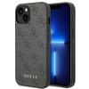 Guess 4G Metal Gold Logo - pouzdro pro iPhone 14 Plus (šedé)